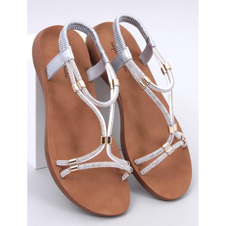 Soft and comfortable Malcuis Silver sandals 1
