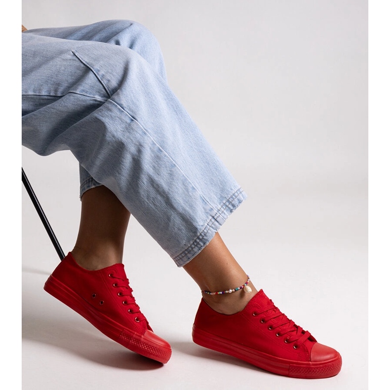 Charming classic Nudar sneakers red 1