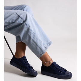 Navy blue classic Nudar sneakers 1 Navy blue classic Nudar sneakers 1
