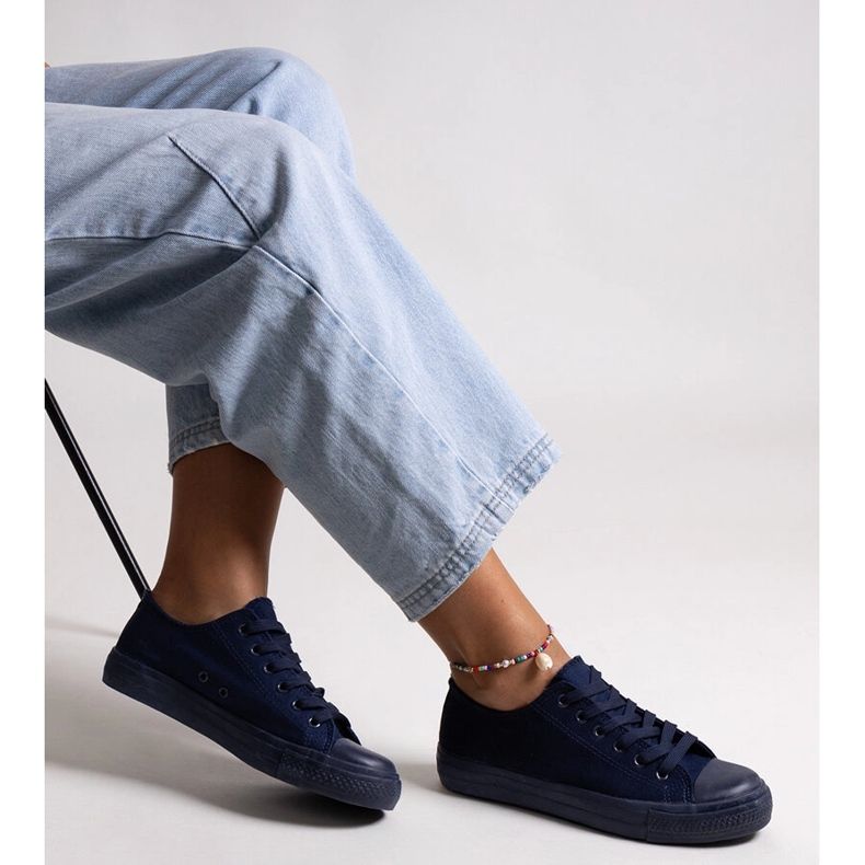 Navy blue classic Nudar sneakers 1 Navy blue classic Nudar sneakers 1
