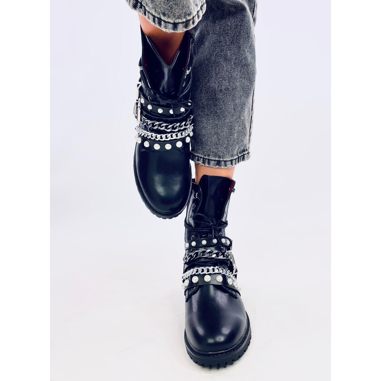 Boots clou femme hot sale