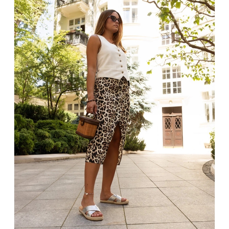 Silver openwork slippers from Awet 2