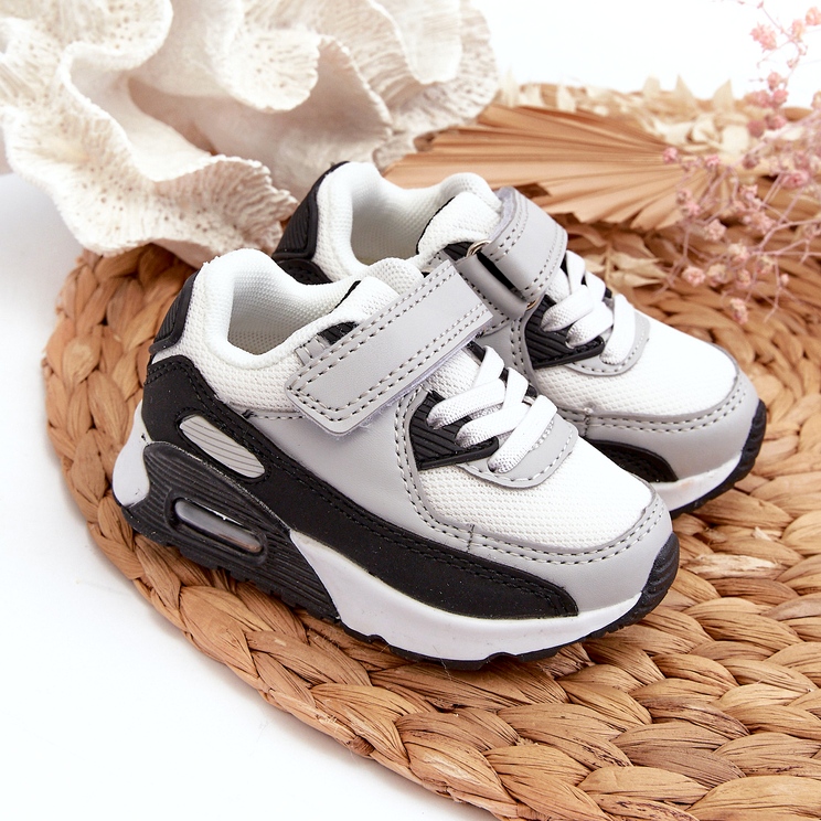 Sneakers Sports Sports Velcro grey 4