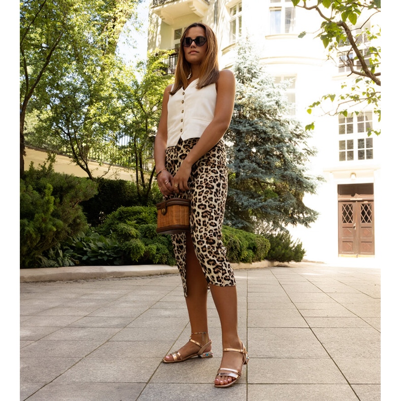 Pink Rababa low-heeled sandals 2