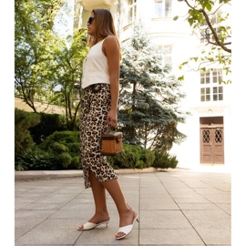 White Maloua low-heeled mules 2