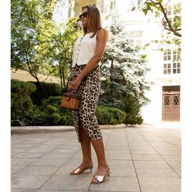 Pink Maloua low-heeled slides 2