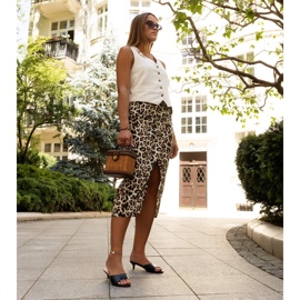 Black Maloua low-heeled slides 1