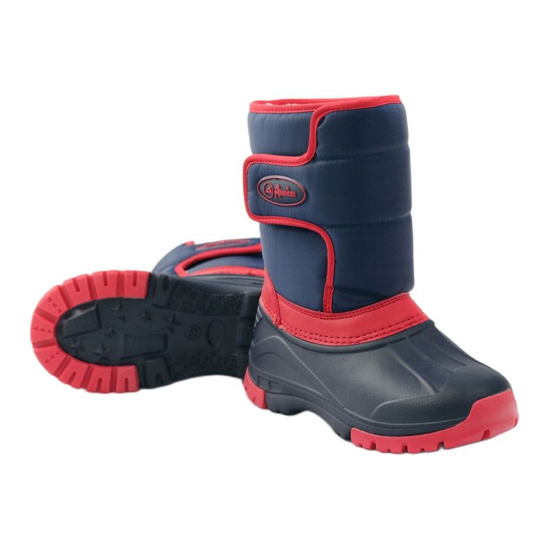 American Club American super light winter boots red navy blue 3 American Club American super light winter boots red navy blue 3