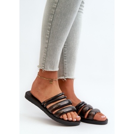 Women's Flat Rubber Flip-Flops 26727 Ipanema Puffer Tiras Fem Black 1 Women's Flat Rubber Flip-Flops 26727 Ipanema Puffer Tiras Fem Black 1