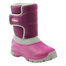 American Club Winter boots super light American boots pink grey 1