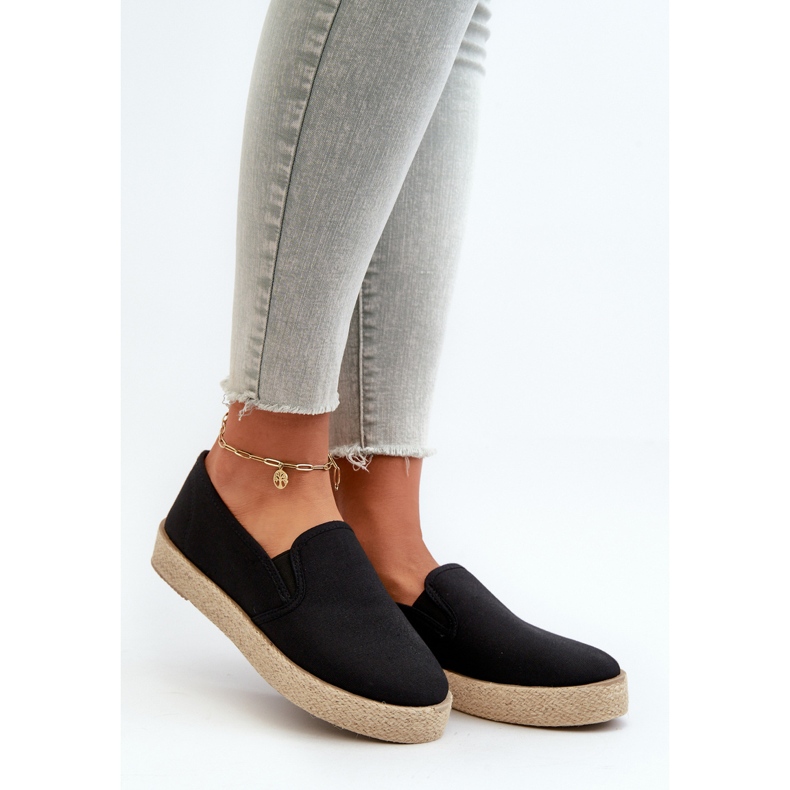 News Women's Espadrilles On Platform Black Naloenma 1