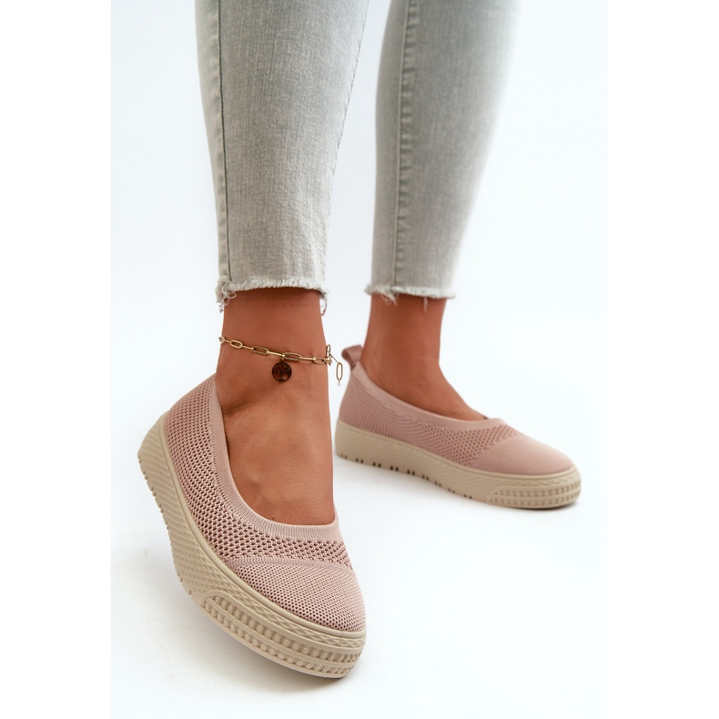 Women's Slip-on Platform Sneakers Pink Pimadea 2
