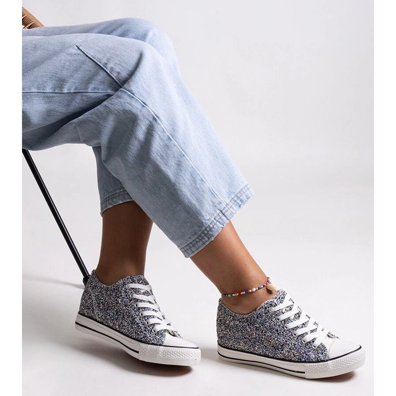 Black shiny high sneakers Jadwa 1