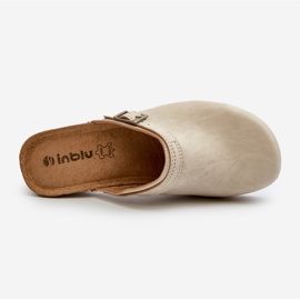 Women's Clogs On Low Heels Inblu BL000004 Beige 1