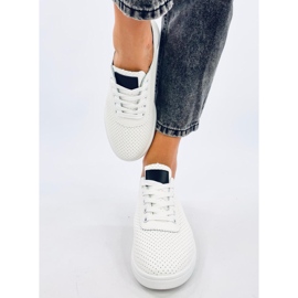 Ponts Black openwork sneakers white 1