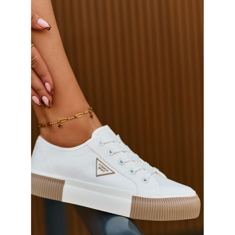 Women's Low Sneakers White Enalae 1