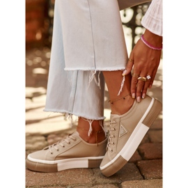 Women's Low Sneakers Brown Enalae 1 Women's Low Sneakers Brown Enalae 1