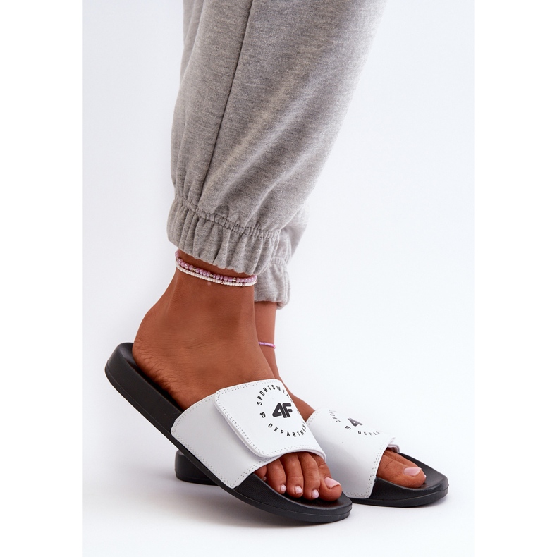 Children's Flip-Flops 4FJMM00FFLIF042-10S White and Black 2 Children's Flip-Flops 4FJMM00FFLIF042-10S White and Black 2