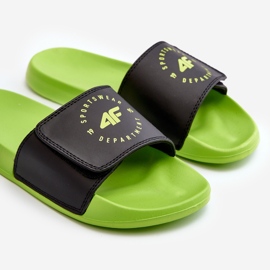 Boys' Flip-Flops 4FJMM00FFLIM043-72N Black-Green 1 Boys' Flip-Flops 4FJMM00FFLIM043-72N Black-Green 1