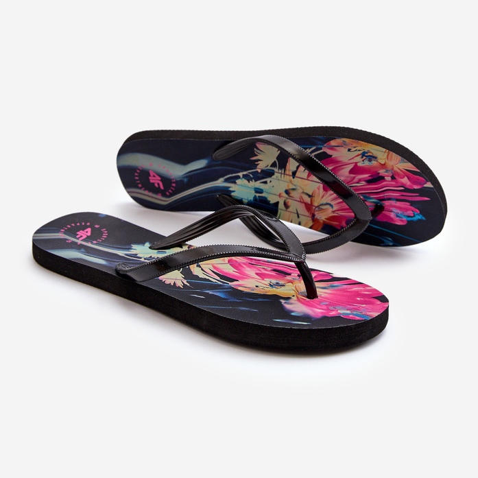 Multi colored flip flops clearance
