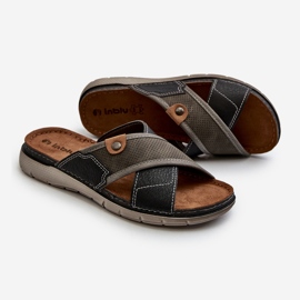 Comfortable Men's Flip-Flops Inblu VI000009 Gray grey 1