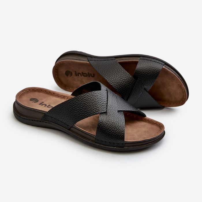 Comfortable Light Flip-Flops With Inblu GV00001I Black 2