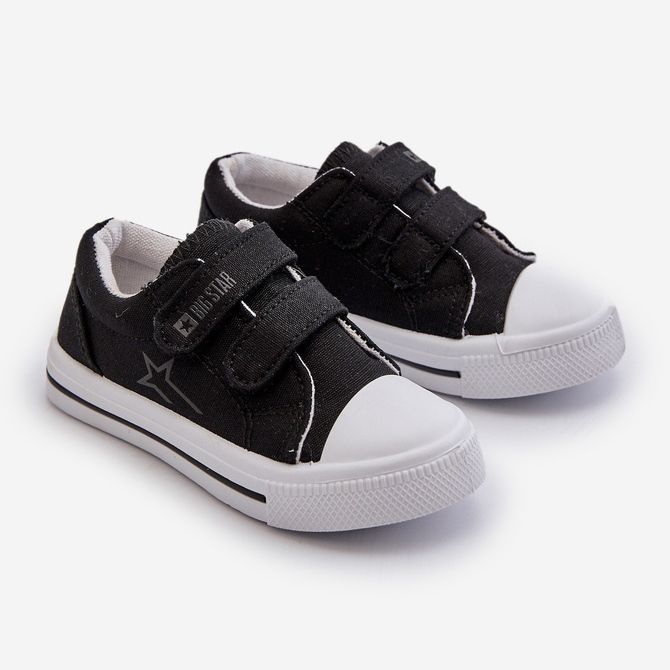 Children's Velcro Sneakers Big Star NN374111 Black 1
