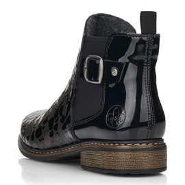 Patent leather women's Jodhpur boots Rieker Z4965-90 black 1 Patent leather women's Jodhpur boots Rieker Z4965-90 black 1
