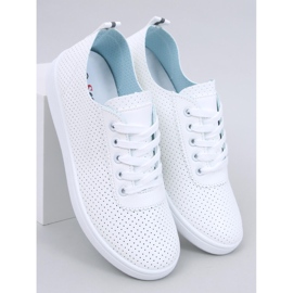 Ponts All White openwork sneakers 1