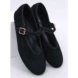 Soltani Black Strappy Ballet Flats 1