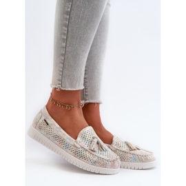 Openwork Women's Moccasins Made of Eco Leather Multicolor Tinami multicolored 1