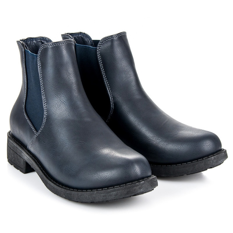 Licean Navy Blue Chelsea Boots For Autumn 1