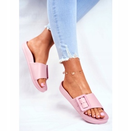 Women's Slippers Big Star with a Buckle Pink FF274A387 4