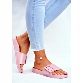 Women's Slippers Big Star with a Buckle Pink FF274A387 2