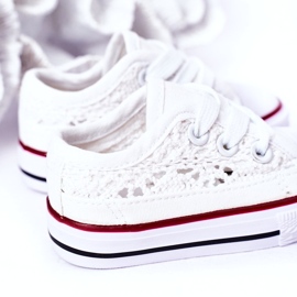 Children's Sneakers With Lace White 2