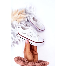 Children's Sneakers With Lace White 3