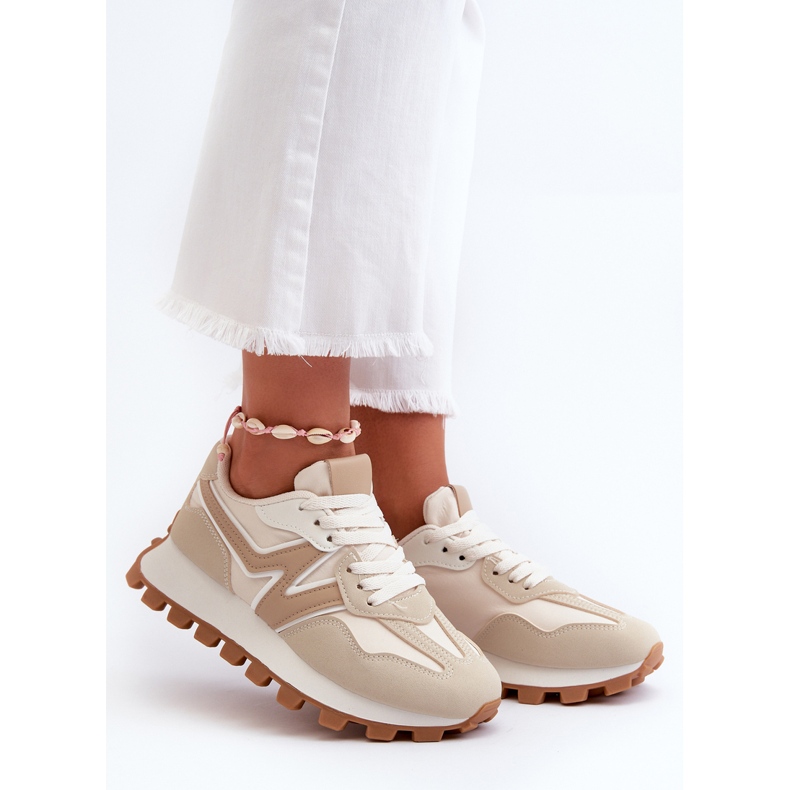 Sneakers Sports Shoes Women Beige Kalelia 1 Sneakers Sports Shoes Women Beige Kalelia 1