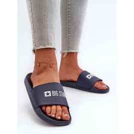 Light Women's Flip-Flops Big Star NN274A658 Navy Blue 2 Light Women's Flip-Flops Big Star NN274A658 Navy Blue 2