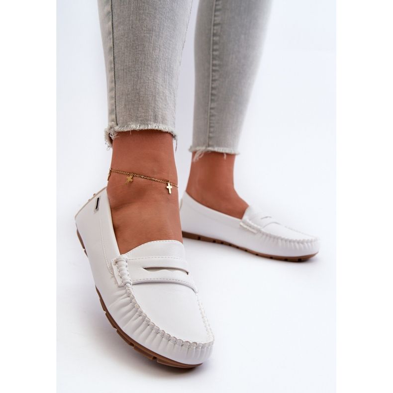 Women's Moccasins Made of Eco Leather White Rerceria 2