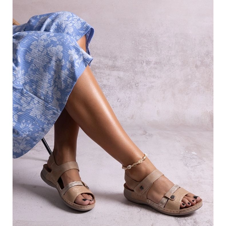 Beige Huri Platform Sandals 1