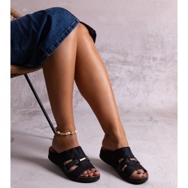 Black classic Karime flip-flops 1 Black classic Karime flip-flops 1