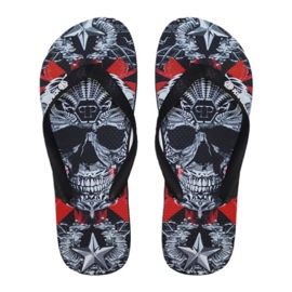 Pliant Philipp Plein IMPS900 men's flip-flops black 2