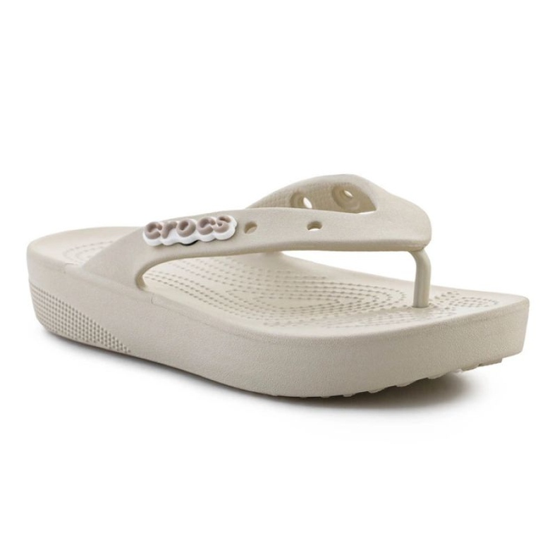 Crocs Classic Platform Flip 207714-2Y2 beige 1 Crocs Classic Platform Flip 207714-2Y2 beige 1