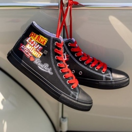 Men's High Top Sneakers - 30. Pol 'AND'ROCK X Big Star OO174801 - Pre-sale black 2 Men's High Top Sneakers - 30. Pol 'AND'ROCK X Big Star OO174801 - Pre-sale black 2