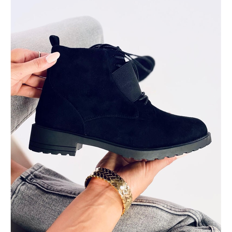 Lace-up boots Anja Black 1 Lace-up boots Anja Black 1