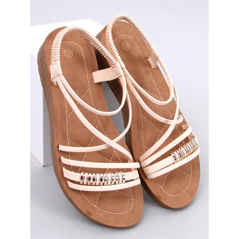 Rostani Beige women's sandals 1