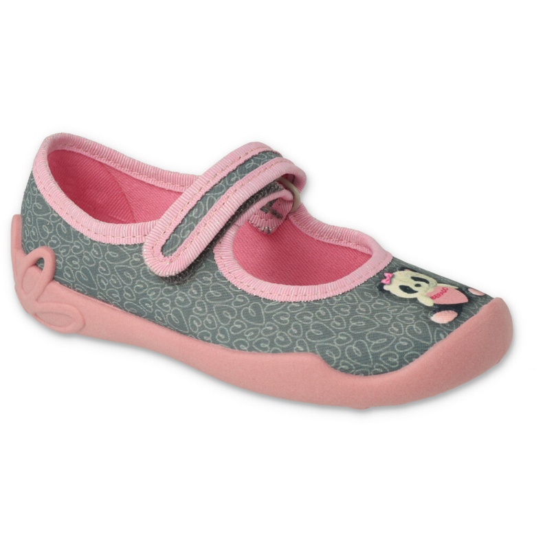 Befado children's shoes 114X506 pink grey 1