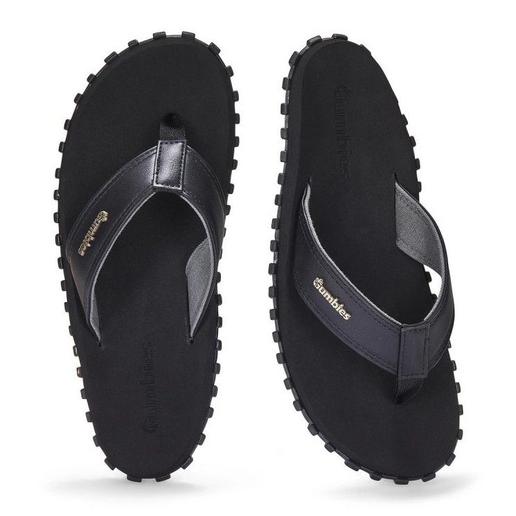 Gumbies Vegovert Flip-Flops GU-FFVEG001 black 2