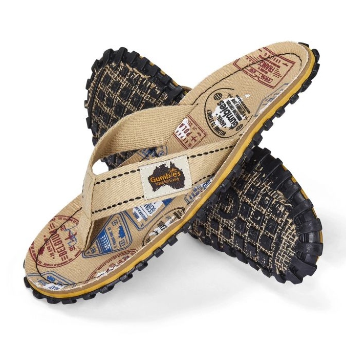Gumbies Islander Flip-Flops Traveller GU-FFISL132 beige 1