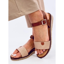 Almera Beige women's sandals 2